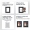 10 Pack Pre-Cut 11 x 14 Black Picture Mats for 8.5x11 Photos - White Core Bevel Cut Frame Matte, Acid Free, Ideal for Frames/Artwork/Prints